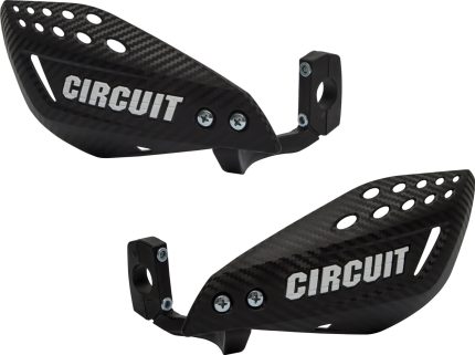 Hand Guards Circuit Carbon Look - Black/White