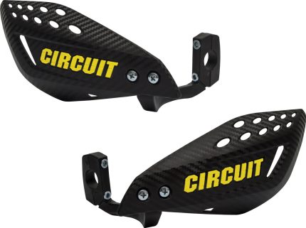 Hand Guards Circuit Carbon Look - Black/Yellow