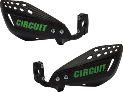 Hand Guards Circuit Carbon Look - Black/Green