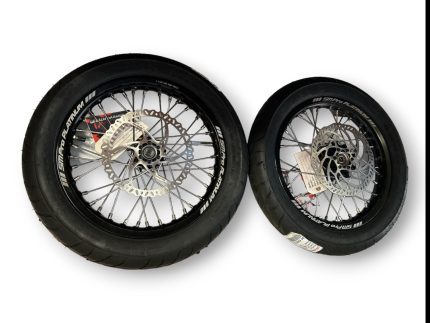 SM Pro Super Moto 14'' Wheel Set with Dunlop tires
