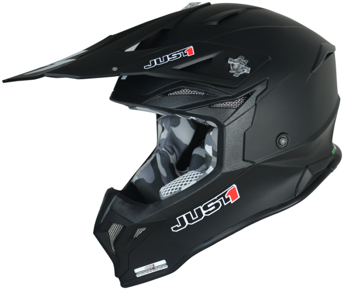 Just1 Helmet J-39 Solid Black Matt