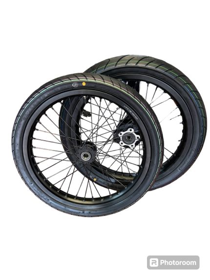 Super Moto OEM Wheel set SUR-RON Full Black